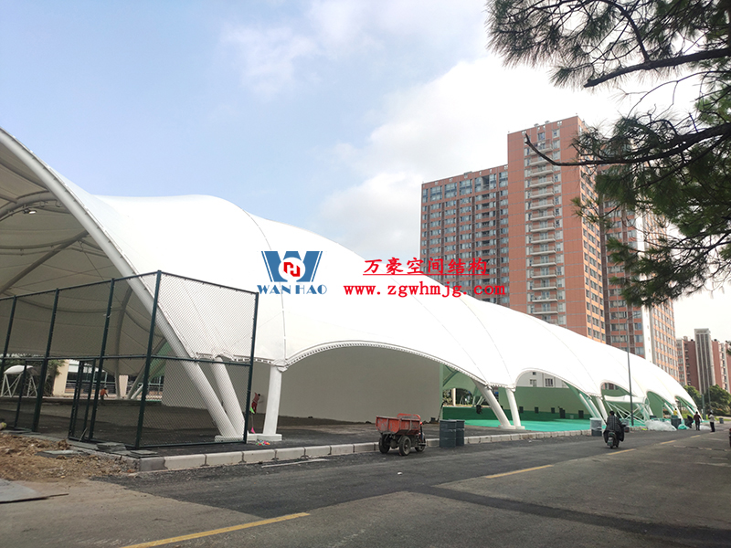 籃球場膜結(jié)構