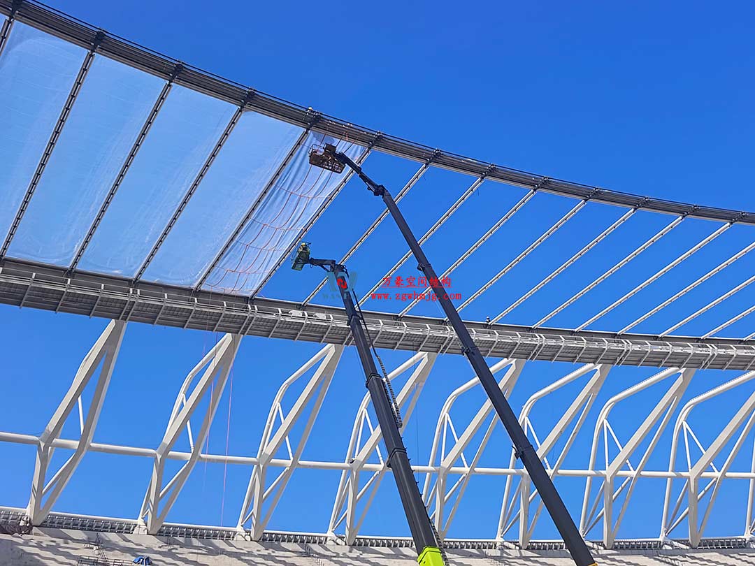 太湖之畔，華燈初上|無錫奧體中心施工加速