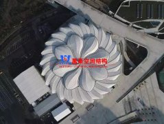 耗資11億、重達1280噸、40米高空上的“蓮花”杭州奧體博覽城網(wǎng)球中心開花了！